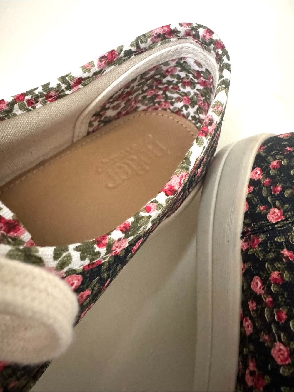 Hotter Floral Canvas Lace-Up Sneakers - Pink Rose Print - Picture 3 of 11